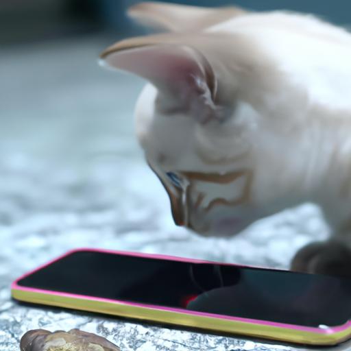 Một chú mèo đáng yêu chơi Liên Quân trên thiết bị di động, được ghi lại trong một video clip hot trend.